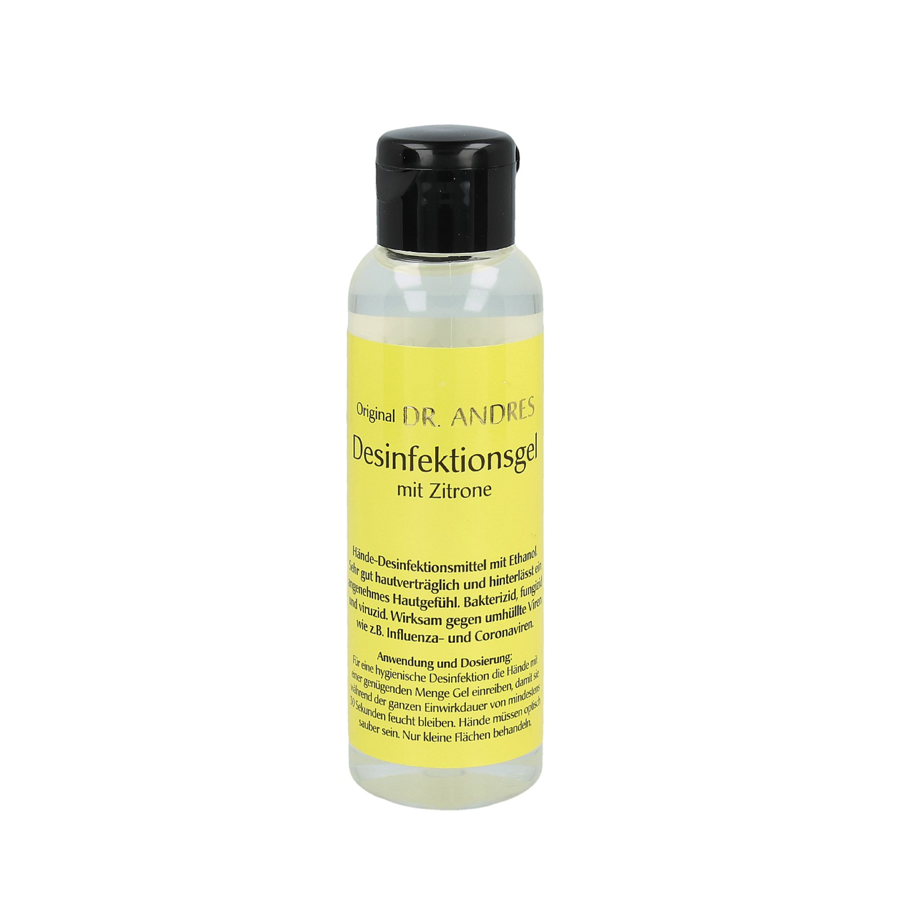 Dr. Andres Desinfektionsgel mit Zitrone 100 ml