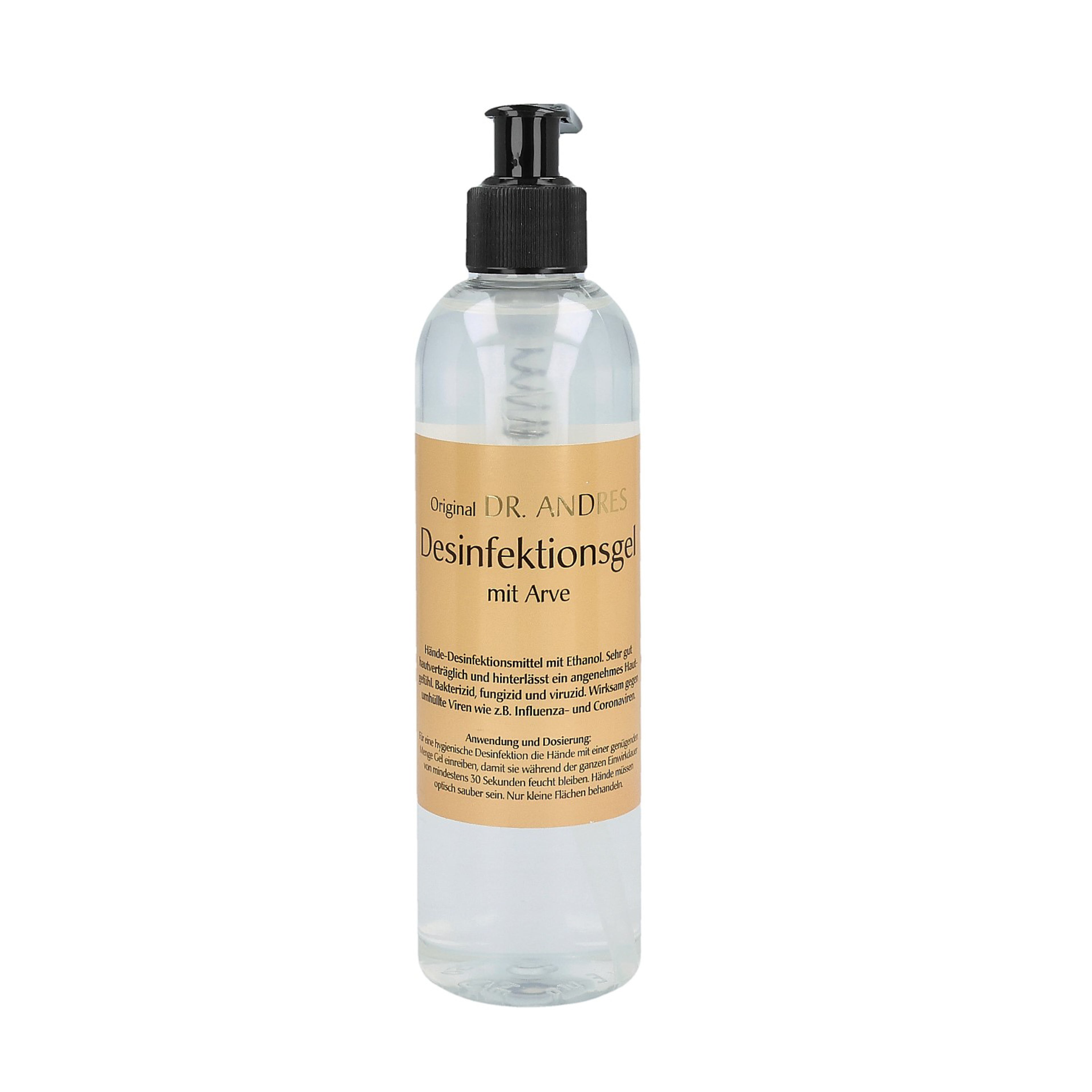 Dr. Andres Desinfektionsgel mit Arve 250 ml