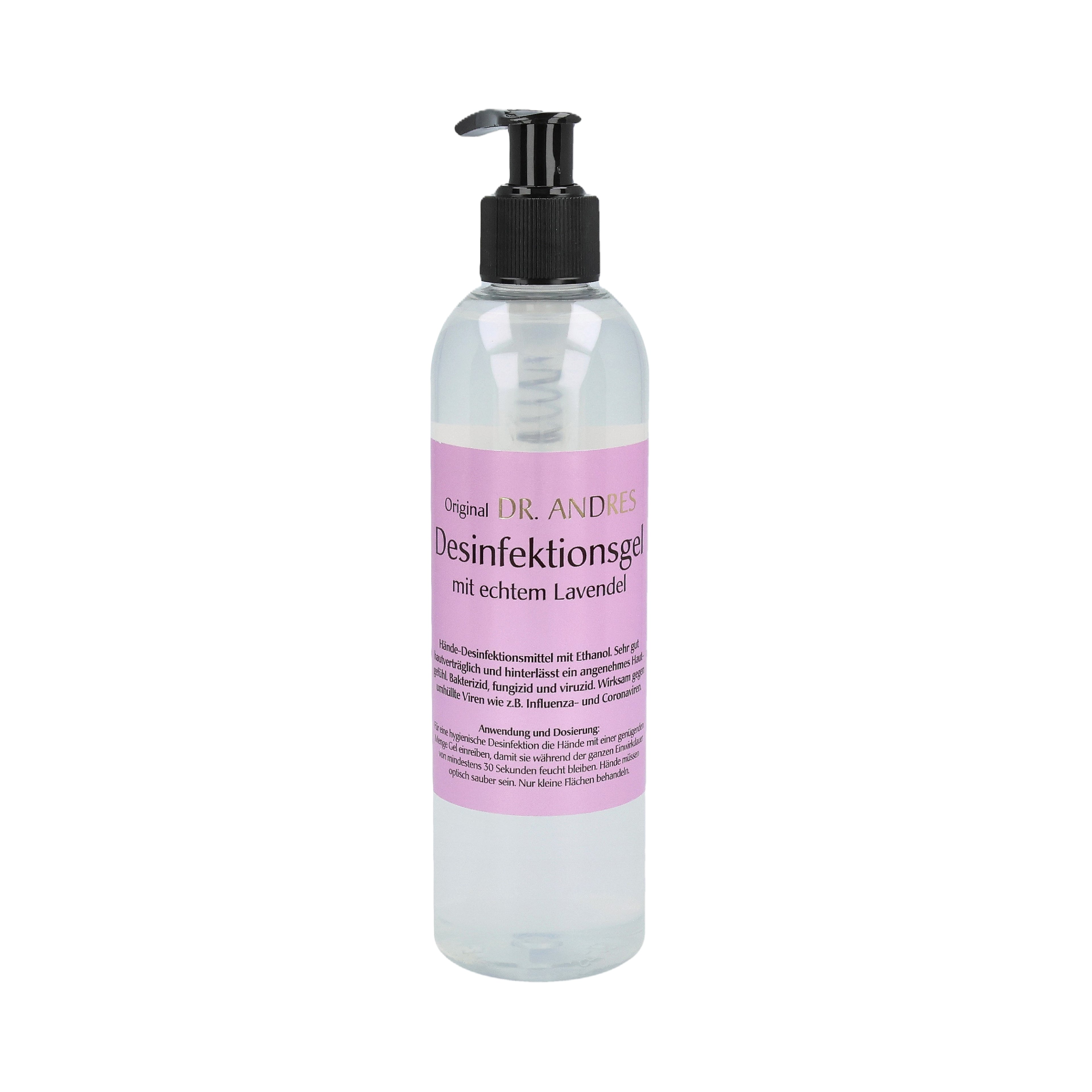 Dr. Andres Desinfektionsgel mit Lavendel 250 ml